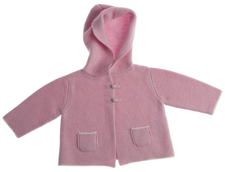 Cashmere Baby Kapuzenjacke Ebru blütenrosa - Verena von Eschenbach 