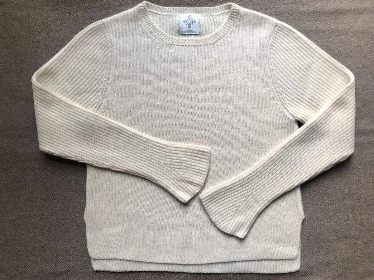 Cashmere Pullover Honey natur weiß - Verena von Eschenbach 