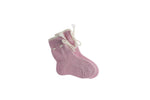 Cashmere Baby Socken mit Bändchen Sona blütenrosa - Verena von Eschenbach 