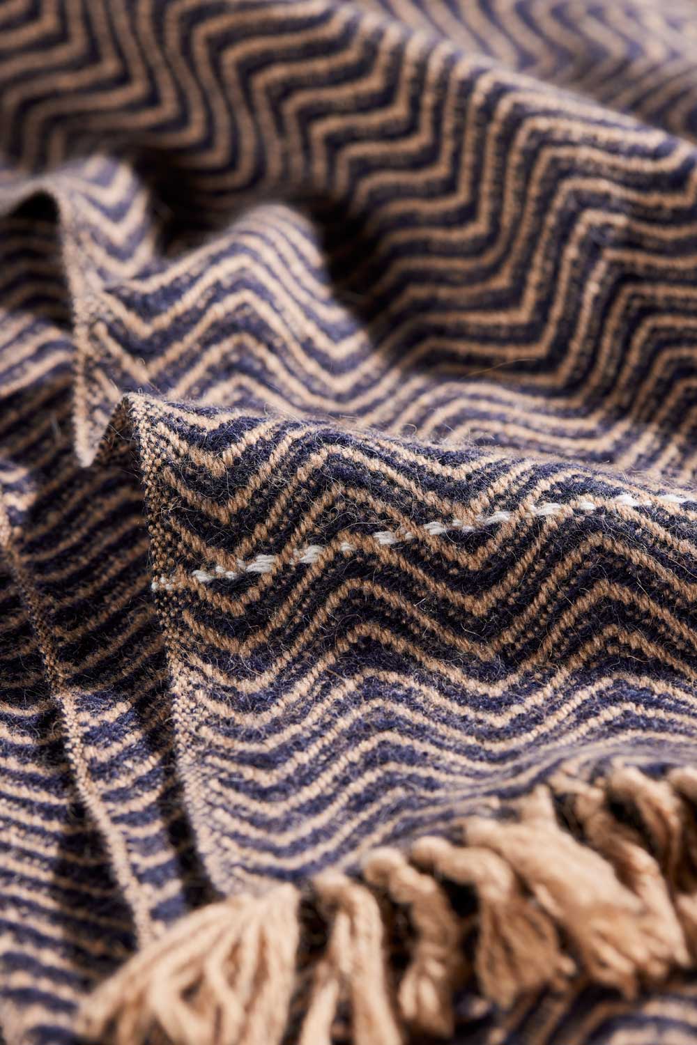Babycamel blanket Jagat natural camel night blue